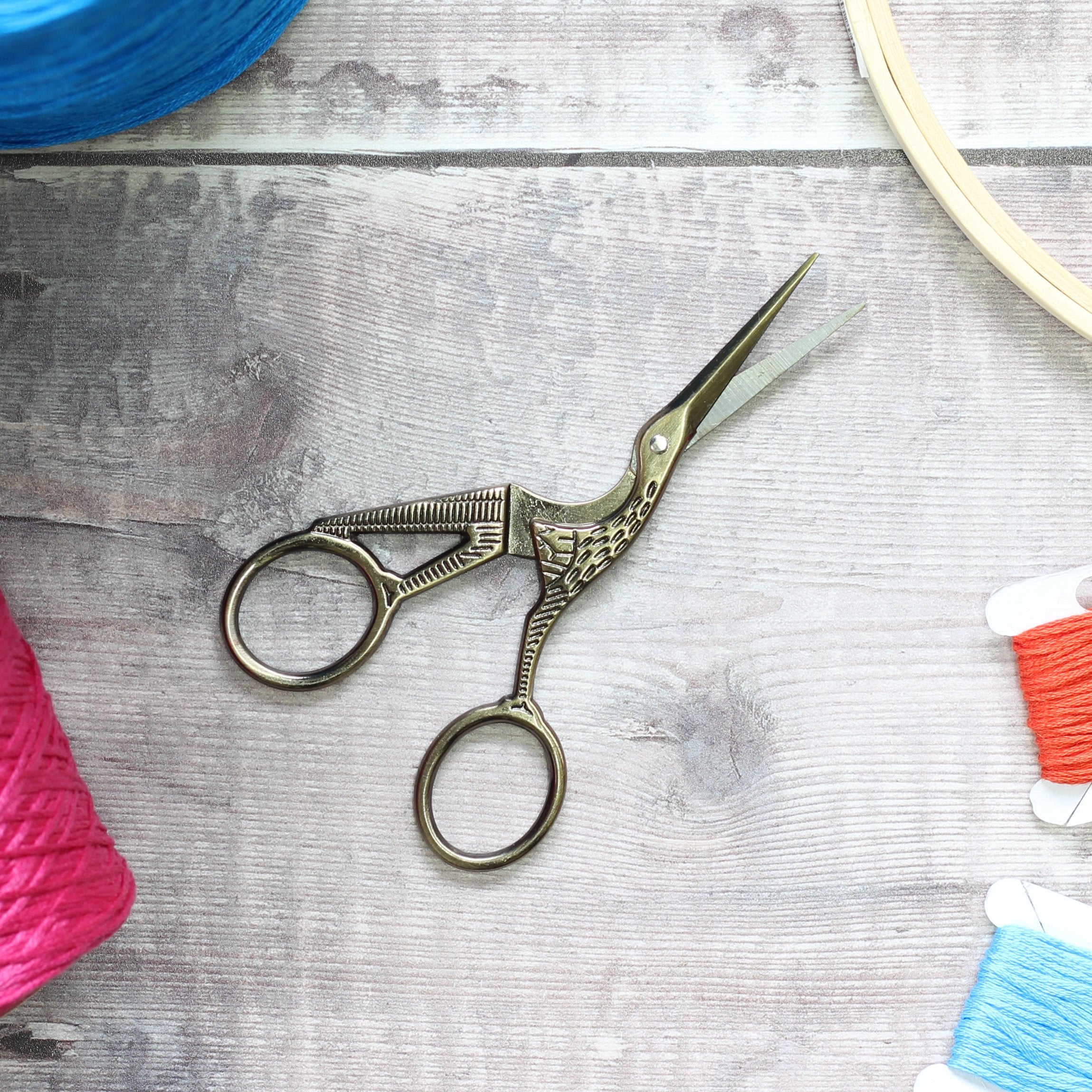 Stork Embroidery Scissors