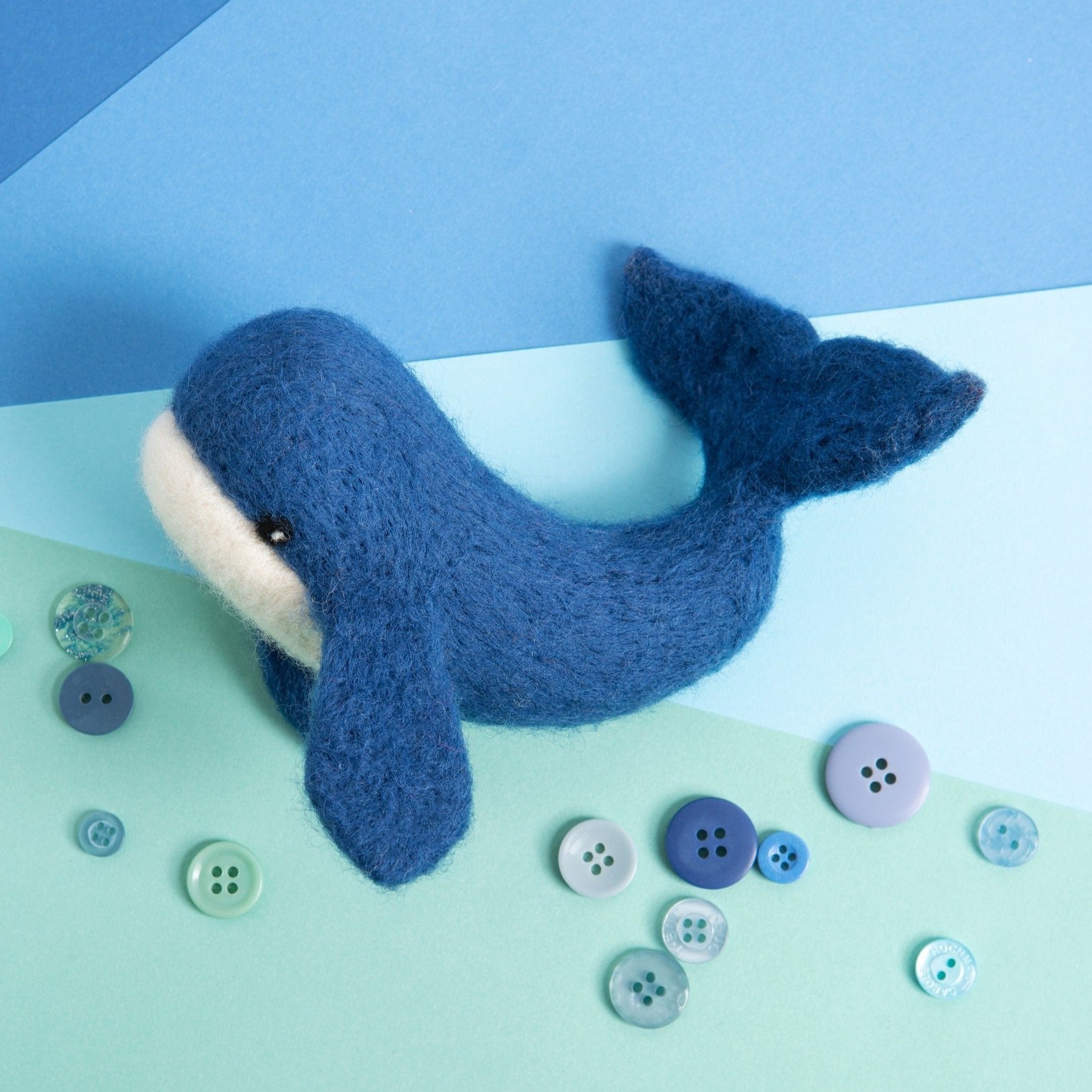 Whale Needle Felting Kit