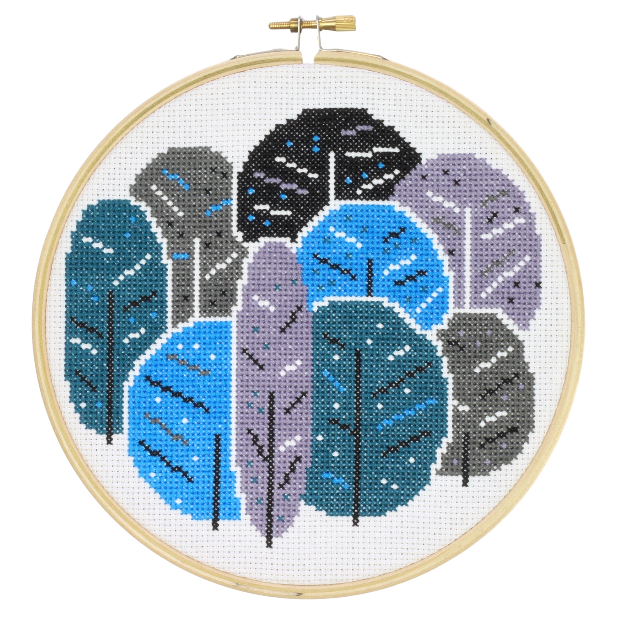 Winter Trees Cross Stitch Kit